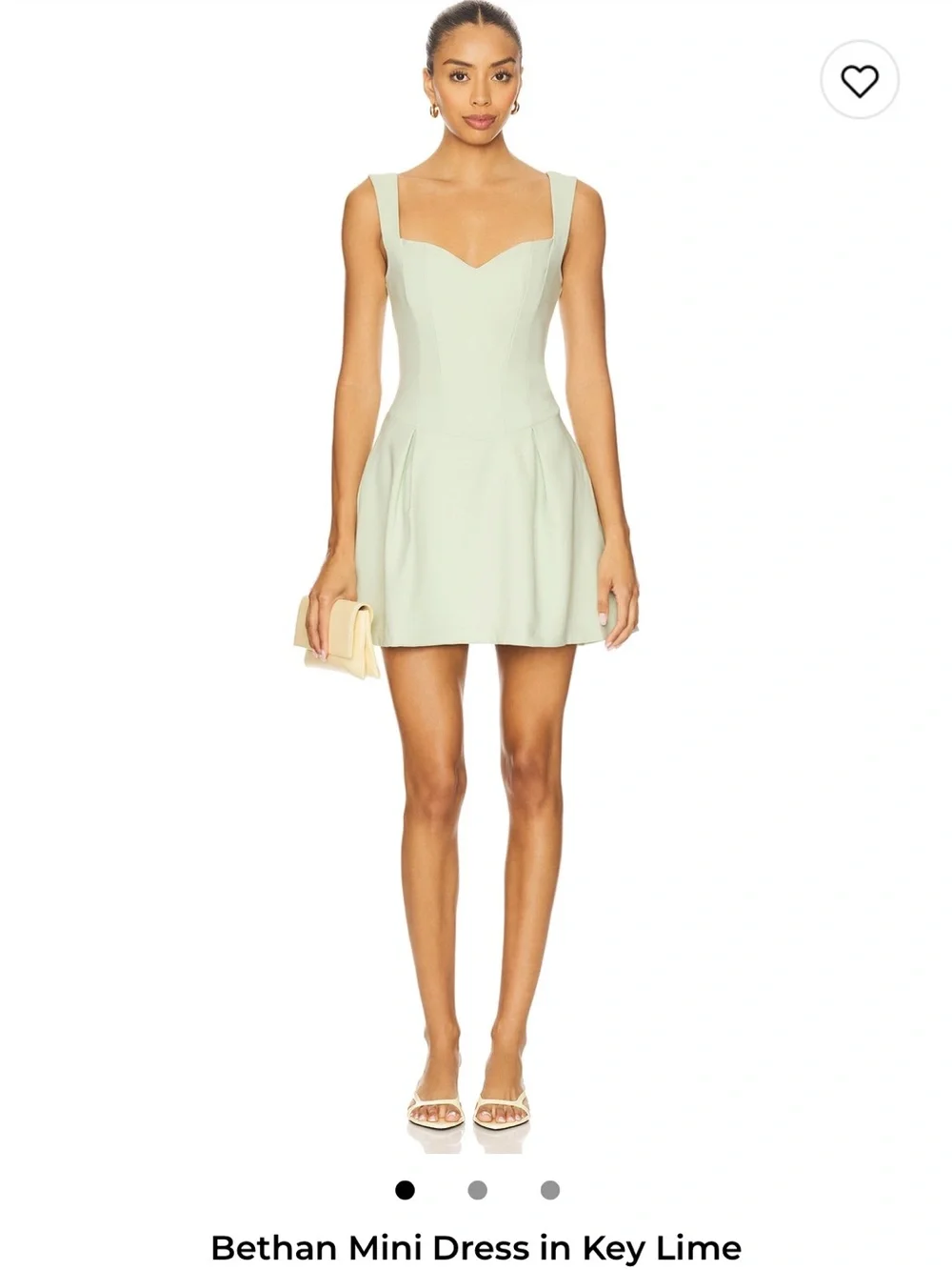Bethan Mini Dress Key Lime - Picture 1 of 6